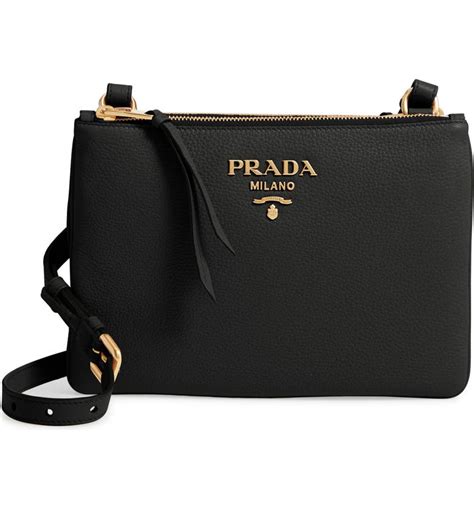 prada vit daino leather logo crossbody bag|prada vitello daino leather tote.